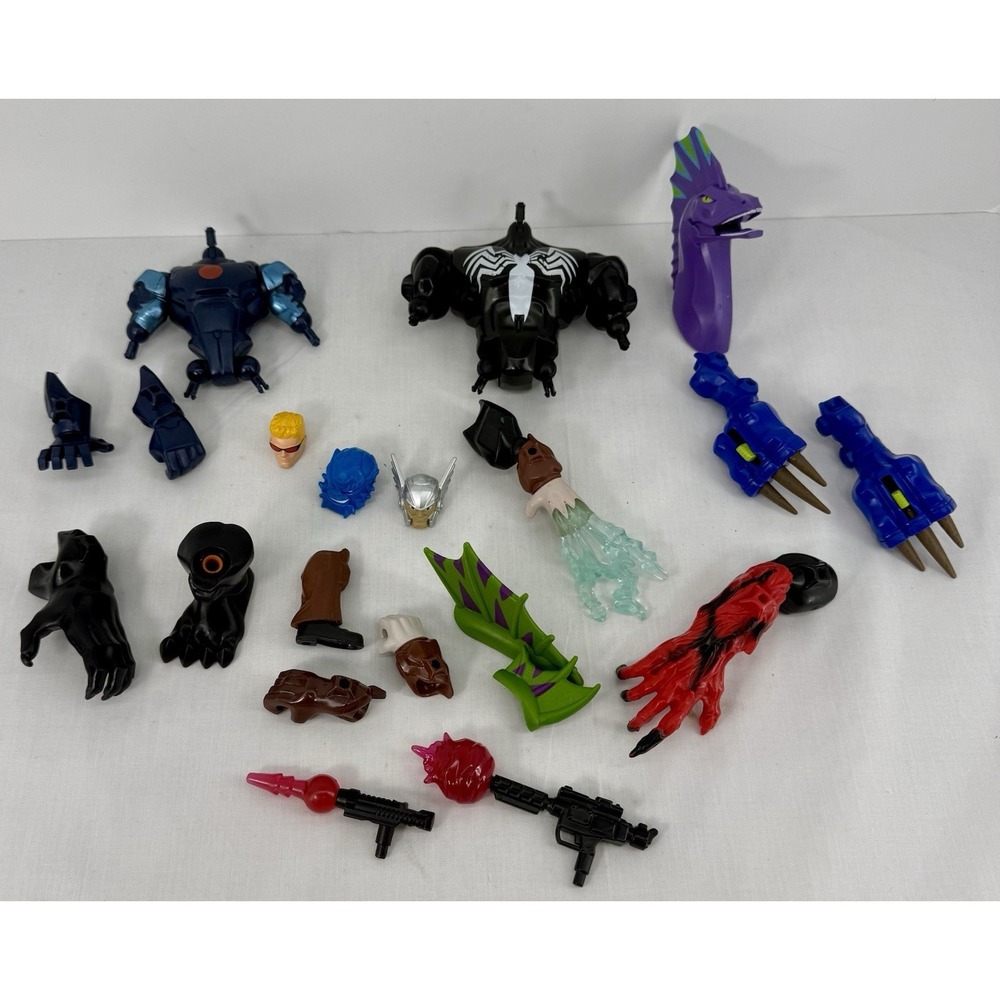 Marvel‎ Mashers Hasbro Action Figures , Iron Monger, Maximum Venom, Accessories